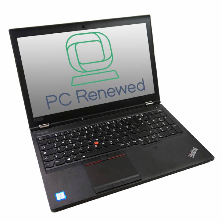 Refurbished Lenovo ThinkPad P53 Workstation Intel Core I7-9850H Nvidia Quadro T1000 16GB RAM 512GB Windows 11 Pro
